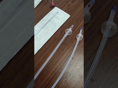 यूरोलॉजी सर्जरी के लिए सिलिकॉन लेटेक्स फोली कैथेटर 3 वे डबल गुब्बारा