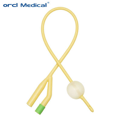 OEM लेटेक्स फोली कैथेटर मेडिकल ग्रेड फोली गुब्बारा कैथेटर 3 Way / 2 Way