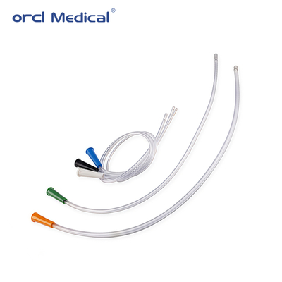 चिकित्सा उत्पाद Fr6-22 आकार मेडिकल-ग्रेड कैथेटर ग्रेजुएशन चिह्नित पीवीसी सक्शन कैथेटर सटीक के लिए