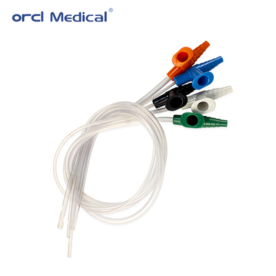 चिकित्सा आपूर्ति बाँझ Fr6-Fr22 आकार पीवीसी सक्शन कैथेटर एंटी-किंक डिजाइन एकल उपयोग