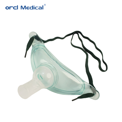 चिकित्सा उपभोग्य डिस्पोजेबल मेडिकल पीवीसी हल्का वजन आराम ऑक्सीजन ट्रेकोस्टोमी मास्क